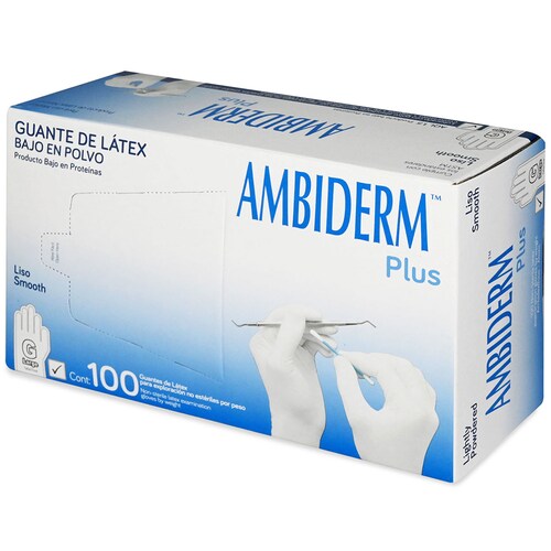 Kit 2 Cajas Guante De Exploración No Estéril Grande Plus Blanco - Médica Depot