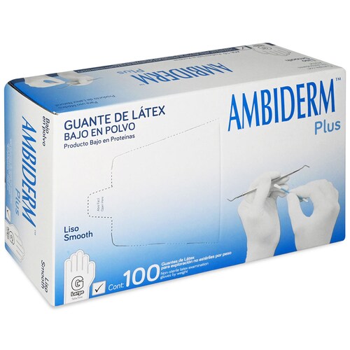 Kit 2 Cajas Guante De Exploración No Estéril Grande Plus Blanco - Médica Depot