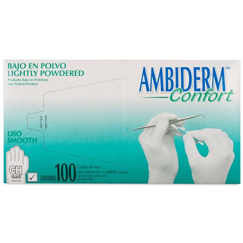 Guante Exploración  No Estéril Chico Confort Ambiderm - Medica Depot