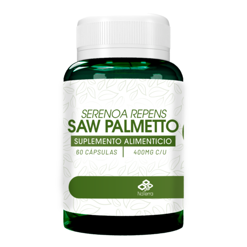Saw Palmetto NaTerra 60 capsulas.