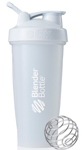 BlenderBottle Pro Series 28 oz Jet Black Shaker Cup with Wide Mouth and  Flip-Top Lid 