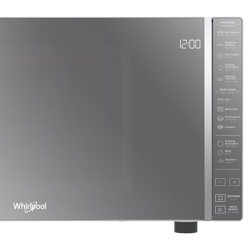 Microondas Whirlpool 1.1 p³ Silver Acabado Espejo WM2811D