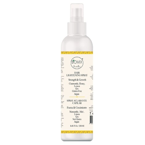 Spray Aclarante Para Cabello Vegano con Manzanilla, Miel, Limón, Argán Y Nutricomplex 250 Ml