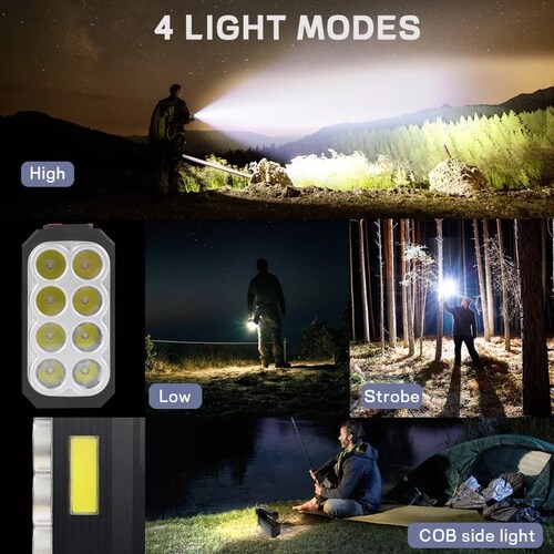 Linternas Tactica Led Lampara Tactica Recargables De Mano