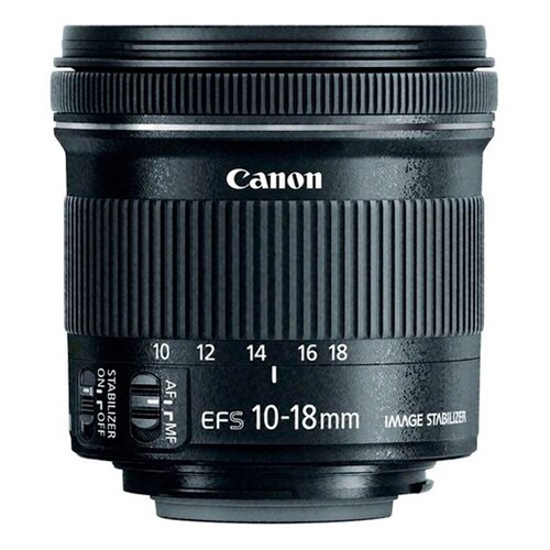 Lente Canon EF-S 10-18mm f/4.5-5.6 IS STM