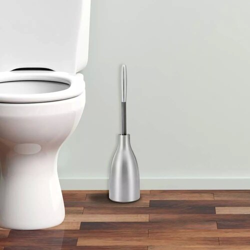 Cepillo Para Inodoro Con Base Polder 2 Pzs + 2 Repuestos
