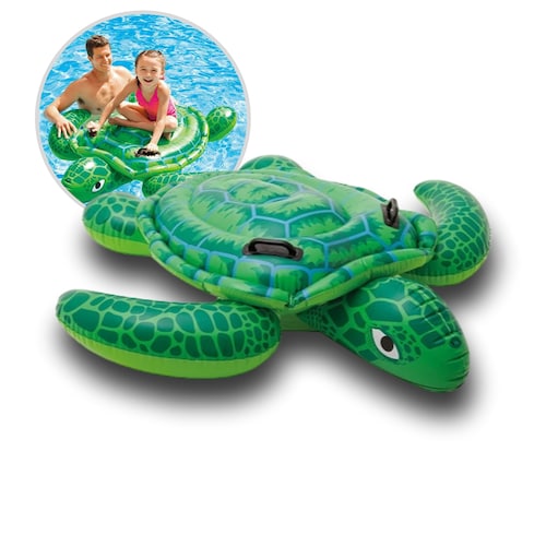 Flotador Tortuga Inflable Grande 160 cm Para Alberca.