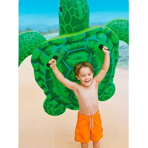 Flotador Tortuga Inflable Grande 160 cm Para Alberca.