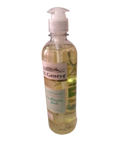 Caja 24 Pzs Jabón Líquido St Geneve Menta Cardamomo