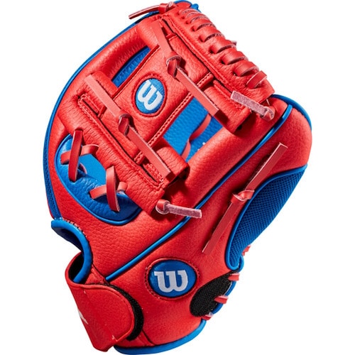 Guante de Beisbol Wilson A200 10in Rojo Azul infantil