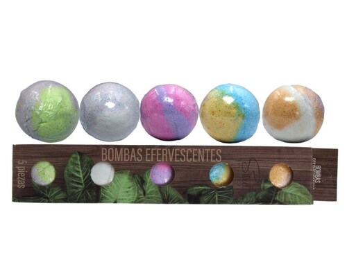 Sweet 5 Bombas Efervescentes Para Baño. Aromas Naturales.spa