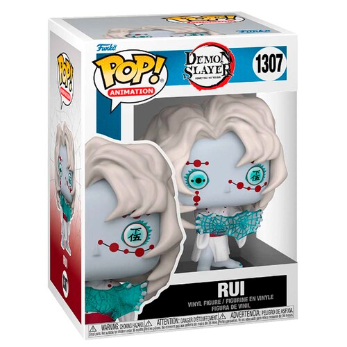 Funko Pop Rui Quinta Luna Inferior #1307 Demon Slayer Anime Figura Original