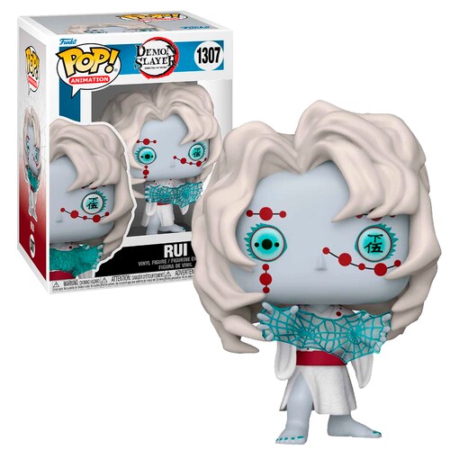 Funko Pop Rui Quinta Luna Inferior #1307 Demon Slayer Anime Figura Original