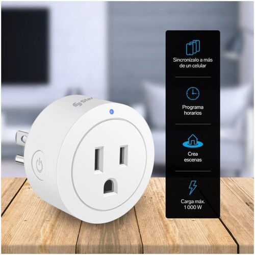 Kit 6 Contactos Inteligente Wi-Fi Steren SHOME-100 Enchufe