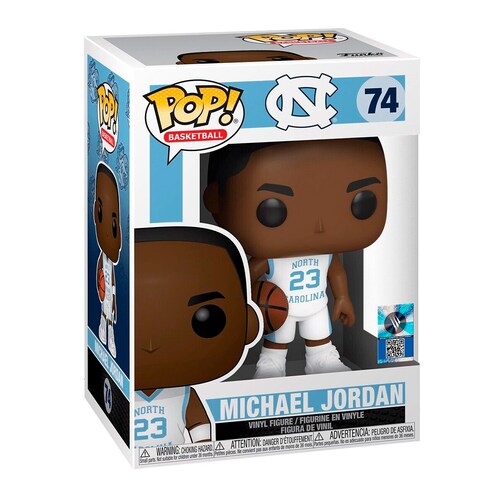 Funko Pop Michael Jordan #74 North Carolina Basquetbol Figura Original
