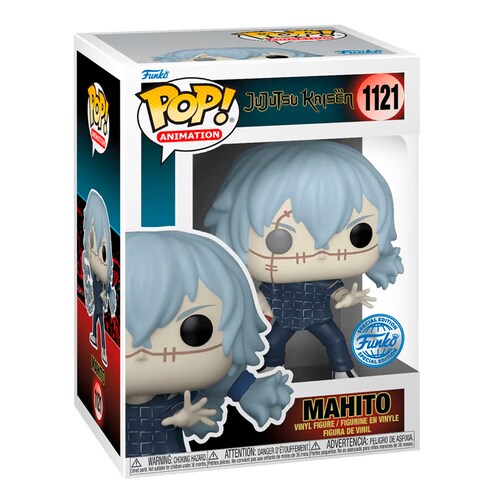 Funko Pop Mahito Con Arma #1121 Jujutsu Kaisen Anime Figura Original