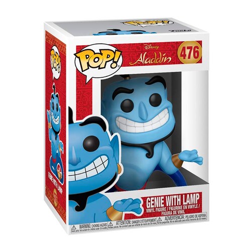 Funko Pop Genio con Lampara #476 Aladdin Disney Clasico Figura Original