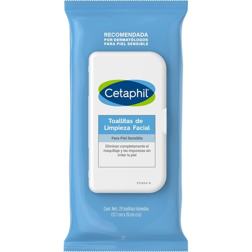 CETAPHIL TOALLITAS LIMPIEZA FACIAL 25 U