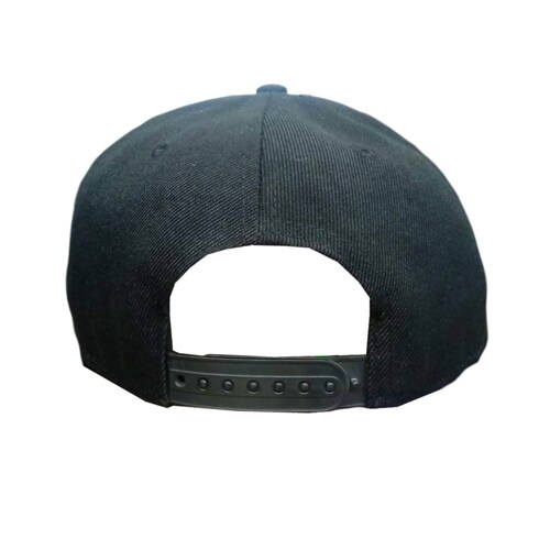 Gorra Cali Strong Snapback Flat Visor Negro-Rosa 362345