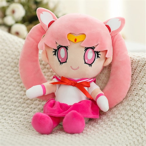 Figura Peluche Anime Sailor Moon Rosa 25 Cm