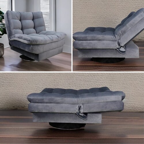 Sillón Individual Moderno Gris