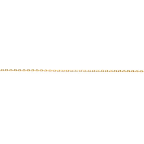 Gargantilla Círculo con Circonias Colores Oro Italiano 14 Kilates..