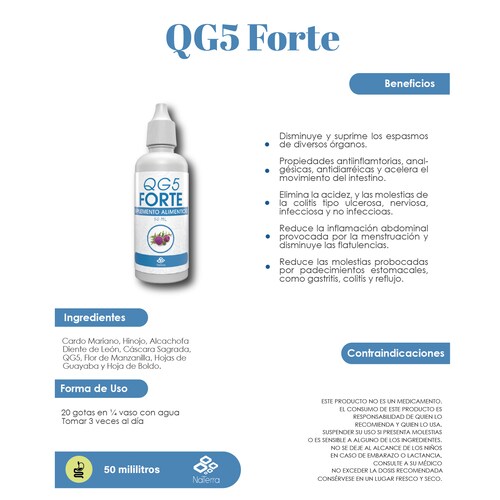 QG5 Forte Gotas NaTerra 50ml