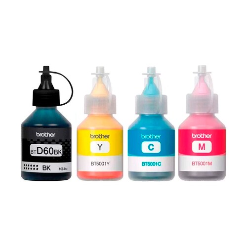  Kit De Tintas Brother BTD60BK BT5001C BT5001M BT5001Y DCP-MFC