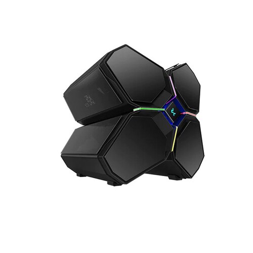 Gabinete Deepcool Quadstellar Infinity Negro EATX RGB S/Fuente R-QUADSTELLAR-G-1