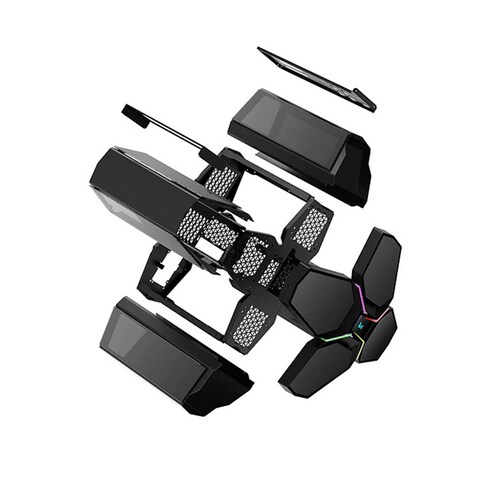 Gabinete Deepcool Quadstellar Infinity Negro EATX RGB S/Fuente R-QUADSTELLAR-G-1