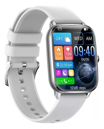  Smart watch Reloj Inteligente Kt65 Fralugio Hr Bp Spo2 Full Touch 1.92´.
