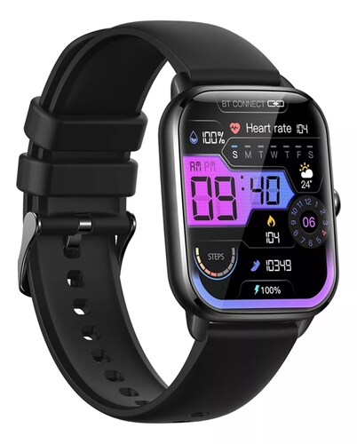  Smart watch Reloj Inteligente Kt65 Fralugio Hr Bp Spo2 Full Touch 1.92´.