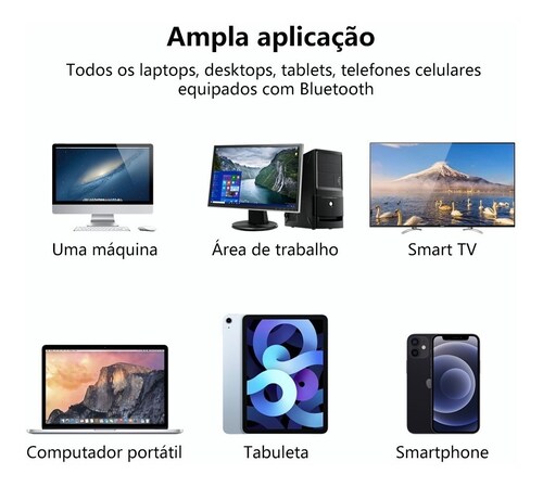 Ratón Inalámbrico 2.4g Bluetooth Recargable Portátil Mouse plateado
