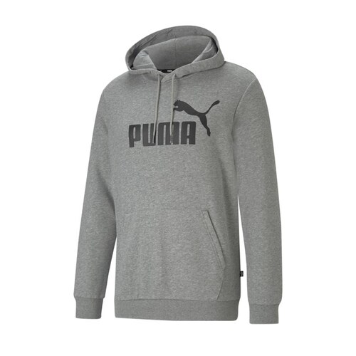 Sudadera gris con capucha, logo de Puma en grande, para hombre, mod. 1052564