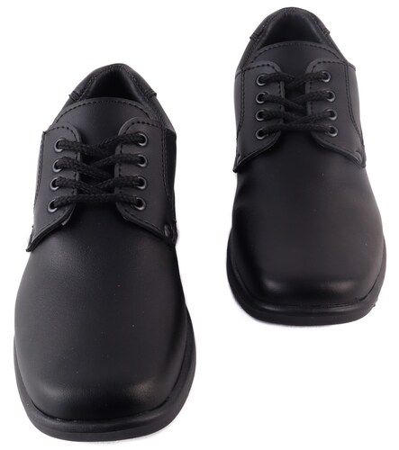 Zapato Escolar Niño casual moderno Negro agujetas 416-0-n.
