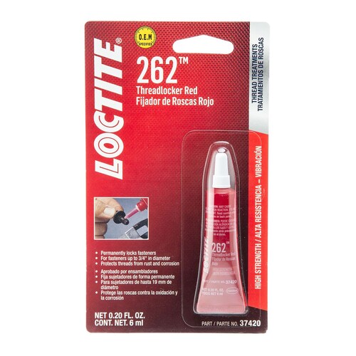 Fijador de Roscas Alta Resistencia 262 6ML, LOC-487231 LOCTITE