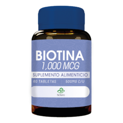 Biotina 1,000 NaTerra 60 Tabletas