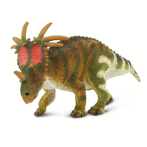 Figura De Plastico Styracosaurus |NEW Safari Ltd Escala De Dinosaurio Para Niños.