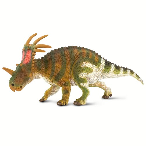 Figura De Plastico Styracosaurus |NEW Safari Ltd Escala De Dinosaurio Para Niños.