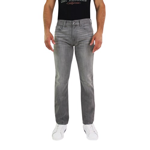 Jeans Innermotion Gris Corte Straight Estilo 3354 Para Hombre