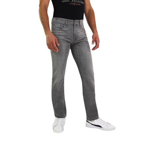 Jeans Innermotion Gris Corte Straight Estilo 3354 Para Hombre