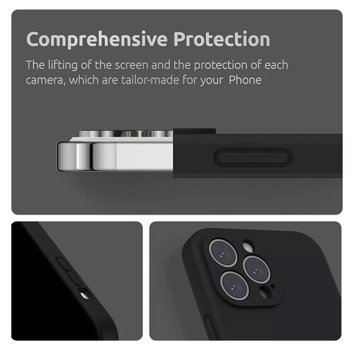Funda Para Samsung De Silicona Líquida A50/A30S/A50S negro