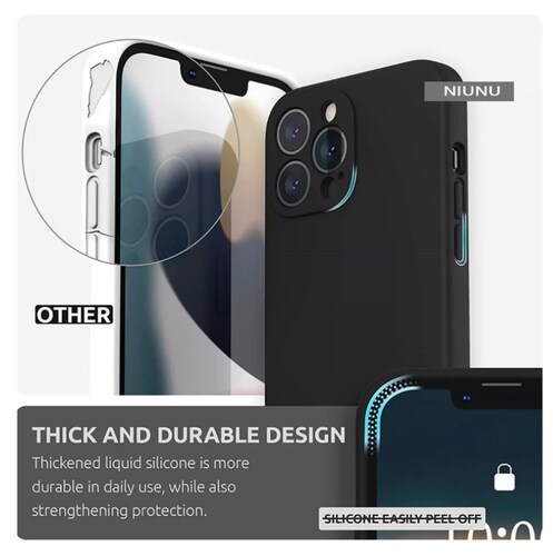 Funda Para Samsung De Silicona Líquida A50/A30S/A50S negro