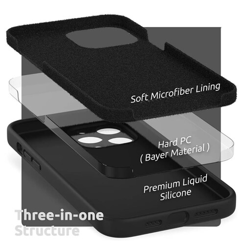 Funda Para Samsung De Silicona Líquida A50/A30S/A50S negro