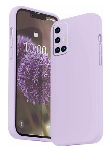 Funda Para Samsung De Silicona Líquida A51 4G purpura
