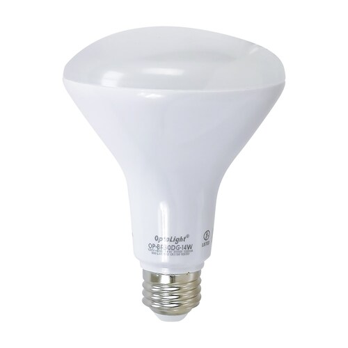 Focos Led de Luz Calida con 14 Watts de Potencia es Regulable con una Luz Blanca Calida de 3000K y 800 Lumenes en Cajas de 4 pz / Master / BR30-14W-4