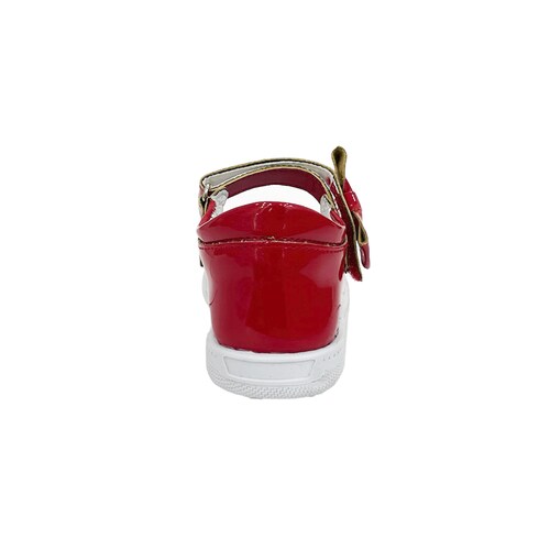 Zapatos Rojos De Niña Delin Kids Charol De Piel 15 Al 17.5