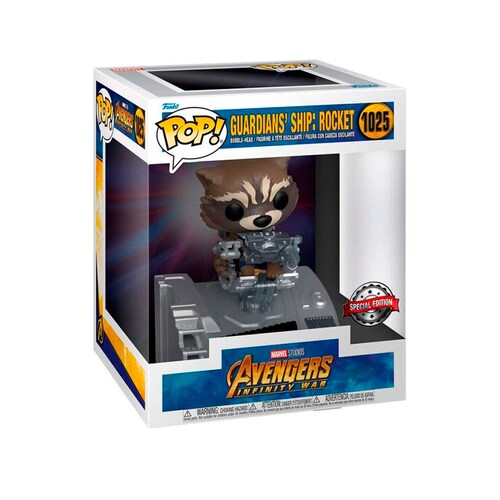 Funko Pop Rocket En Benatar #1025 Avengers Infinity War Marvel Figura Original