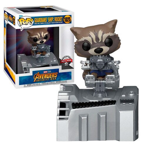 Funko Pop Rocket En Benatar #1025 Avengers Infinity War Marvel Figura Original