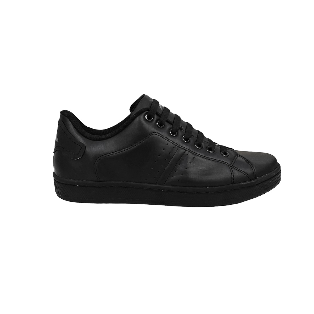 Tenis negros best sale con suela cafe